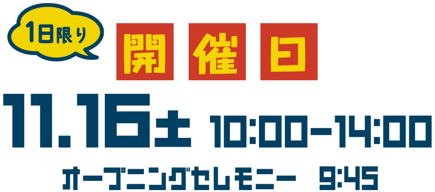 開催日11月16日